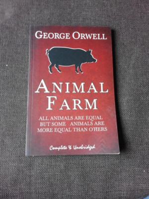 ANIMAL FARM - GEORGE ORWELL (CARTE IN LIMBA ENGLEZA) foto