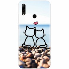 Husa silicon pentru Huawei P Smart 2019, In Love Cats