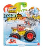 Hot Wheels Monster Truck Camion Bone Shaker cu Culori Schimbatoare 1:64, HOT WHEELS - Monster Truck