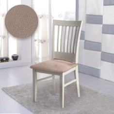 Set Huse Scaune, Elastica, Bej, 2 Bucăți
