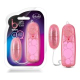 Ou cu Vibratii Blush B Yours Glitter Power Bullet Vibrator Waterproof, Roz