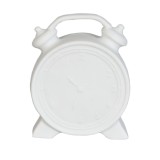 Cumpara ieftin Lampa de veghe ceramica alba model Ceas 10x6x13 cm LED