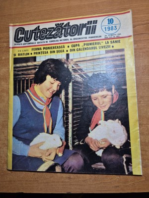revista pentru copii - cutezatorii - 10 martie 1983 foto