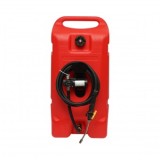 Rezervor motorina mobil 53L cu pompa transfer electrica 12V, 70W, baterie Li-ion, debit 6L/min, furtun 3m si pistol Breckner Germany