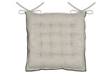 Pernă De Scaun Aline 38X38 Cm, Culoare Natural, 19% In 81% Bumbac