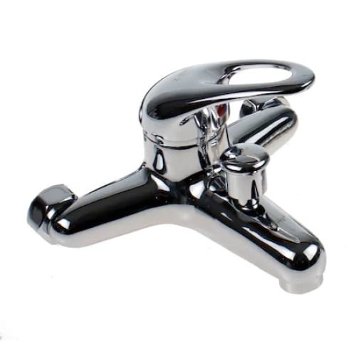Baterie perete pentru cada, FOXMAG24, Inox, monocomanda