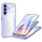 Husa pentru Samsung Galaxy A05s + Folie - Techsuit ColorVerse 360 Series - Purple