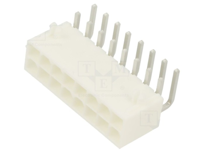 Conector soclu cablu-placă 16 pini 4,2mm