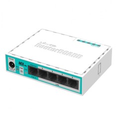 Router hEX Lite, 5 x Fast Ethernet, RouterOS L4 - Mikrotik RB750r2