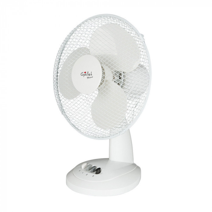 Ventilator de masa GALLET VEN12, 35W, diametru 30 cm, 3 viteze, oscilatie