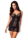Chemise Heartina, Obsessive, Negru, S/M