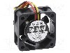Ventilator 40x40x20mm, 7...13,8V DC, SANYO DENKI - 109P0412D601