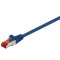 Cablu SFTP PiMF CAT6 albastru 1.5m patchcord cupru ecranat 2x RJ45