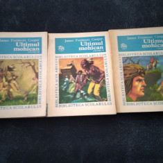 JAMES FENIMORE COOPER - ULTIMUL MOHICAN 3 VOL