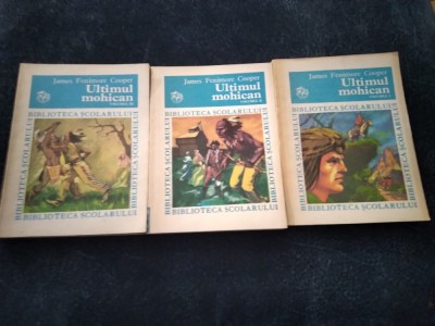 JAMES FENIMORE COOPER - ULTIMUL MOHICAN 3 VOL foto