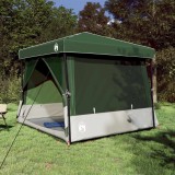vidaXL Set Cort pentru Camping 2 pcs Verde Tafetă și Material 3337176