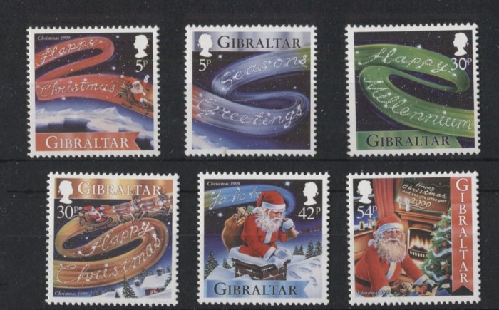 Gibraltar, Craciun, 1999, MNH