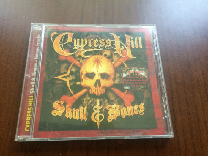 cypress hill skull &amp; bones + bonus tracks 2000 cd disc muzica hip hop gangsta VG