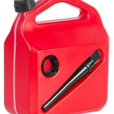Canistră HOLECZECH din plastic, 05 litri, pentru combustibil, roșu