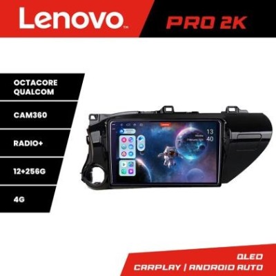 Navigatie Toyota Hilux 2016- Lenovo Kit-TY59 8 core QLED 2K 12+256 360 Android Waze USB Navigatie Internet Youtube Radio CarStore Technology foto
