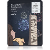 Skin79 Seoul Girl&#039;s Beauty Secret mască textilă pentru contururile faciale, cu efect de fermitate 20 g