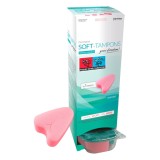 Tampoane interne Joydivision Soft, 10 buc, Roz, Forma anatomica, Testate dermatologic si clinic, Made in Germany