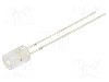 Dioda LED, 5mm, alb rece, 1120...1560mcd, 12...20mA, 5V, OPTOSUPPLY - OSW5DK5GA1B-5V