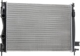 Radiator Nissan Qashqai 07-13, motor: 1.5 dci, 590x440x32, SRLine, Aluminiu/ Plastic brazat, 21400JD50A; 21400JD50B