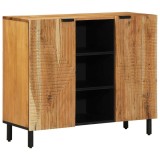 CumĂ acest Sideboard de 90x33x75 cm din Lemn Masiv de Acacia