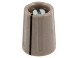 Buton rotativ gri cu indicator ABS 4mm 10.5x14mm