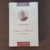 Emil Brumaru Opere vol 4 Dumnezeu se uita la noi cu binoclul Cartonata 2014 Polirom 536 pagini