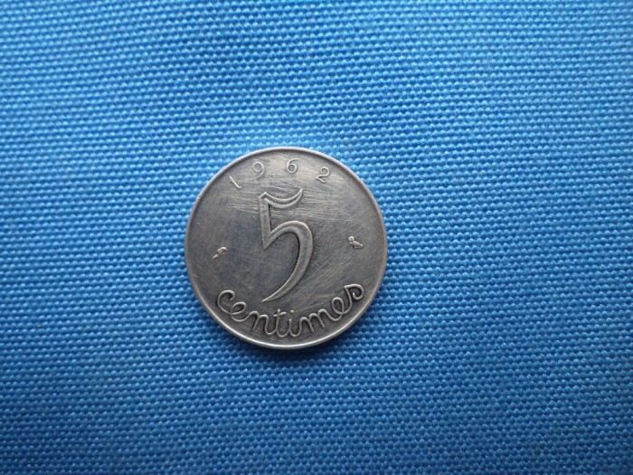 5 CENTIMES 1962 FRANTA