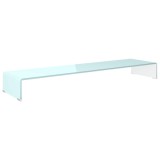 Stativ TV/Suport monitor, sticla, verde, 120 x 30 x 13 cm