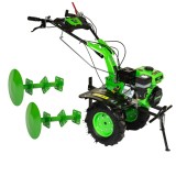 Motocultor pe benzina Micul Fermier 8.5CP, 212cc, 3 trepte, cu roti si pornire manuala