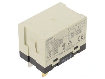 Releu Electromagnetic DPST-NO 12VAC G7L foto