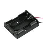 Suport baterii 3x AA cu fire 12cm, Oem