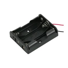 Suport baterii 3x AA cu fire 12cm