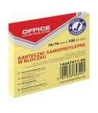 Notes Autoadeziv 76A 76 mm, Galben, 100 file, Office Products