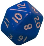 Dice - Numbers 1 - 20 | Susan Thomas