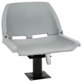 VidaXL Scaun barcă, cu piedestal pivotant la 360&deg;