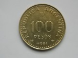 100 PESOS 1981 ARGENTINA