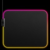 Mousepad Gaming RGB SteelSeries QcK Prism Cloth Medium, Iluminare Dual-Zone, Micro-Textil, Compatibil PC/Mac, 320x270mm