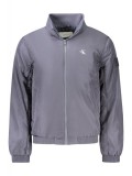 Cumpara ieftin Geaca Harrington barbati, cu 2 buzunare externe, cu logo, bleumarin, S