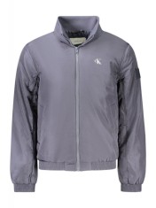 Geaca Harrington barbati, cu 2 buzunare externe, cu logo, bleumarin, S