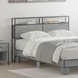 vidaXL Tăblie de depozitare Gri sonoma 140 cm Lemn compozit