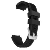Cumpara ieftin Curea silicon, compatibila Amazfit Active, telescoape Quick Release, Black Edge
