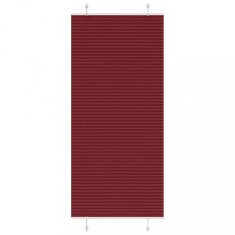 vidaXL Jaluzea plisată Bordeaux Roșu 100x200 cm Lățime țesătură 99,4 cm 4015262