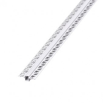 PROFIL ALUMINIU PENTRU BANDA LED MONTAJ RIGIPS 2M MAT foto