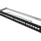 Patch Panel Keystone 24 Porturi 19" Negru