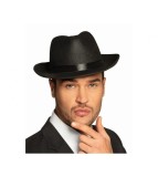 Palarie gangster din fetru pentru adulti, Negru